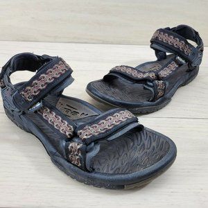 Teva Spider Rubber Terra Fi 6653 Mens Gray Sandbridge Eco Sports Sandals 9